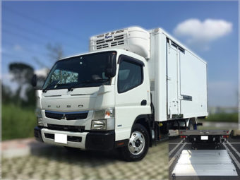 三菱ふそう トラック　キャンター（冷蔵冷凍車） ワイドロング / 低温式（－30℃）/ 積載2,900kg / 格納パワーゲート付 / 2,990cc / 5MT