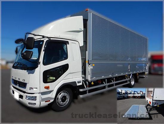 三菱ふそう トラック　ファイター（アルミウィング） 増トン ワイド7.2m / 格納パワーゲート付 / 積載6,500kg / 7,540cc / 6MT